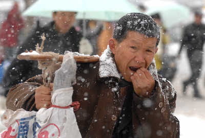 60年来罕见雪灾!未来一周雨雪天还要持续(图)