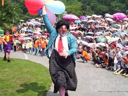 滑稽幽默 2008欢乐柳州·国际小丑狂欢节五月