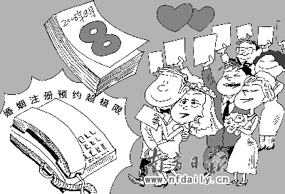 个别婚姻登记机关预约超极限