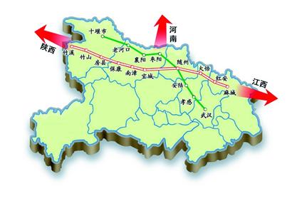 麻城至竹溪高速公路的途经线路:皖鄂省界