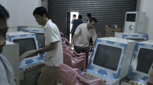 海口市公安局美兰分局捣毁16个赌博窝点[图]