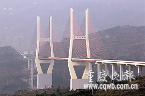 渝宜高速公路云阳段的彭溪河大桥