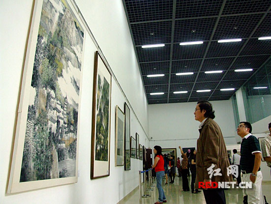 “湖湘书画艺术成就展”展出一批精品力作（组图）