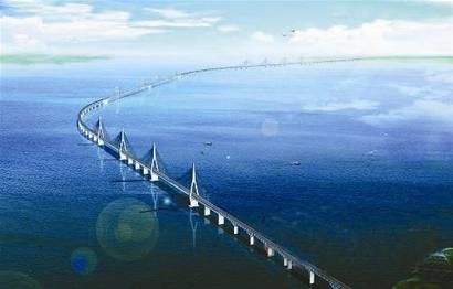图文:琼州海峡将建跨海大桥