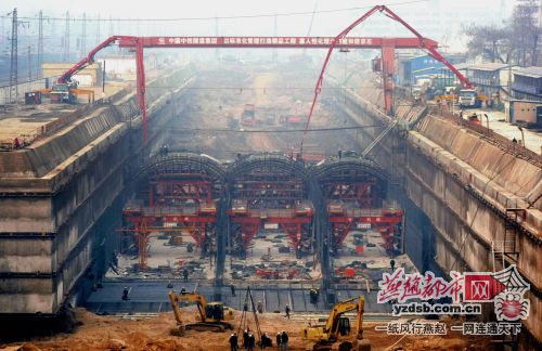 石家庄铁路入地工程进展顺利(图)