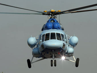 哈萨克斯坦一架米17直升飞机坠落(图)