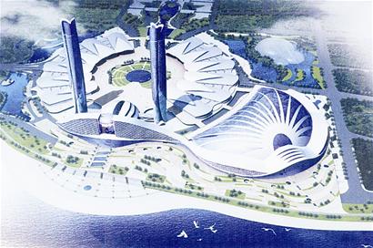 图文:武汉国际博览中心二期奠基