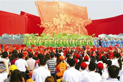 图文:“心连心”艺术团黄冈慰问演出_新闻中心_新浪网