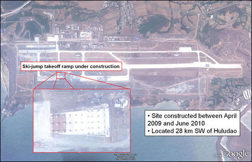 美称中国在葫芦岛建机场或用于停放j15舰载机