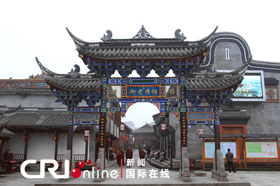 古朴典雅的水磨镇禅寿老街