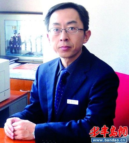 中国银行青岛长江东路支行行长安华接受采访