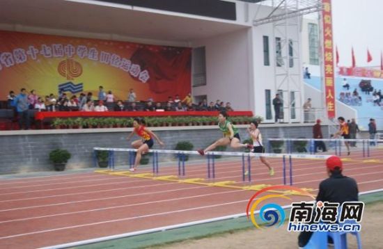 海南中运会比赛结束 海南侨中连续五年荣获第