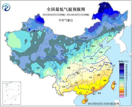 中国中东部有大范围雨雪天气自北向南将有降温