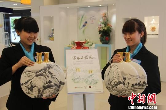 台北故宫馆藏珍品主题瓷品在大陆受追捧