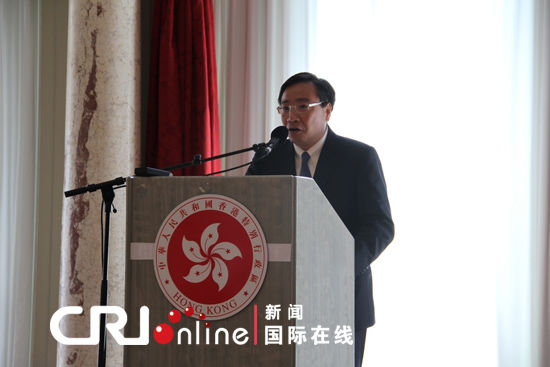 香港官员:香港已成为连接瑞士和中国内地的重要枢纽