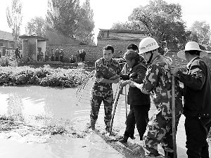 暴雨冰雹连袭定西三县区 安定区陇西县通渭县