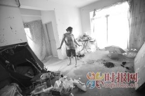 居民楼第19层冒出滚滚浓烟