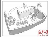 醉驾男“逾墙走”摔裂下巴