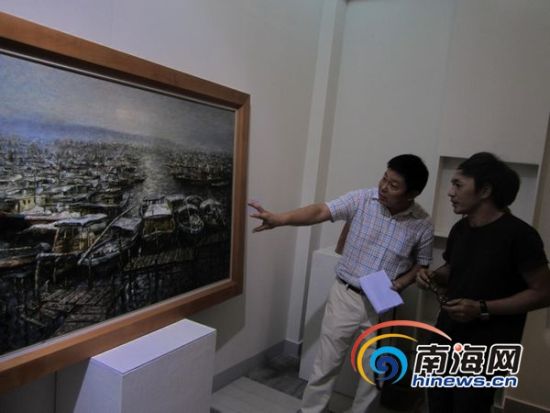 三亚举办首个本土画家油画作品展28幅作品亮相