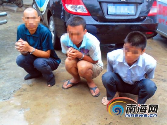 海口一犯罪团为买毒品入室抢劫 6名嫌犯被抓获