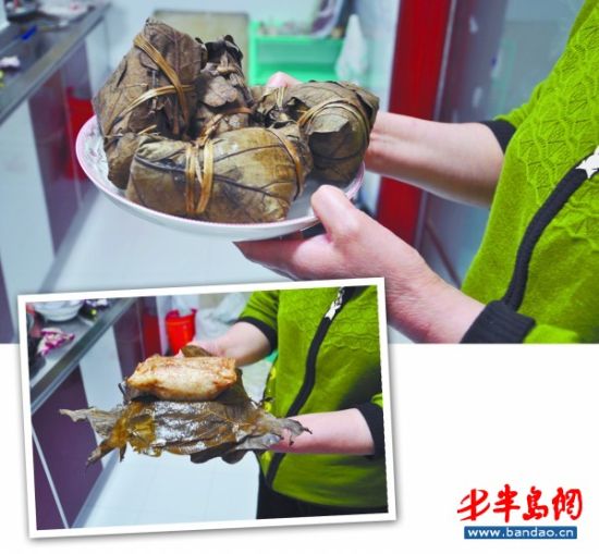 有市民偏爱粽子DIY粽子鸡蛋一起煮口感更好