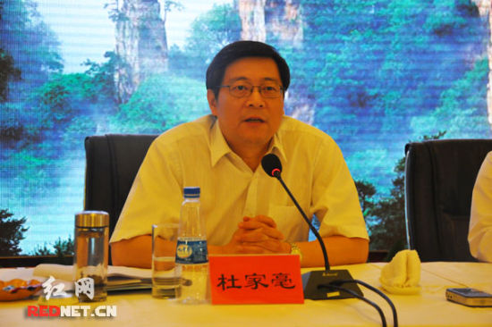 湖南省县域经济工作会议在郴州召开 杜家毫出
