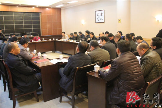 茶陵县四大家领导参加县委全会分组讨论