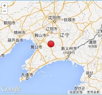 辽宁省鞍山市岫岩满族自治县发生29级地震
