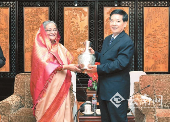 孟加拉国总理哈西娜:愿为丝绸之路经济带建设