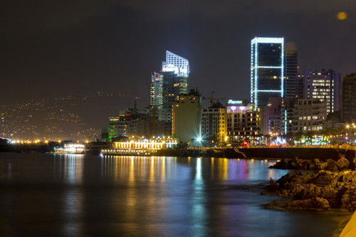 黎巴嫩贝鲁特夜景