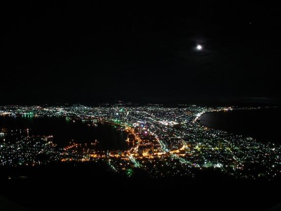 日北海道函馆夜景被评为日本最美(组图)