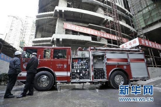 300米高层供水消防车亮相重庆(组图)