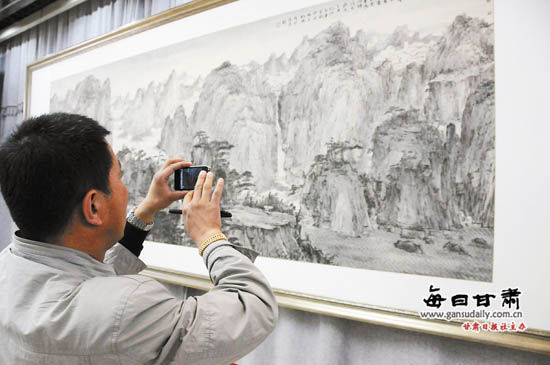 丹青故园·刘珺中国画展在白银市开幕(图)