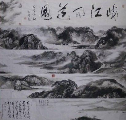 画家杨占山《峡江问道图》惊艳亮相2012中国艺博会