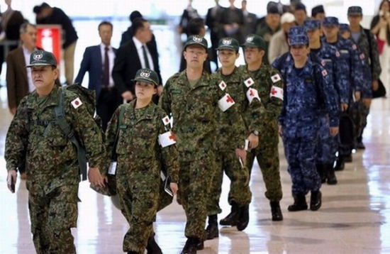 日本防卫相称最多将派1000名自卫队员赴菲救援(图)