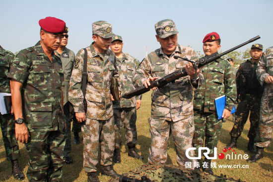 突击-2013中泰反恐联训在泰国拉开帷(图)