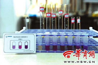 随机买了7种腐竹6种检测出吊白块(图)