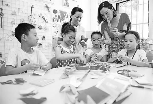 图文:宜昌社区活动室暑假对孩子开放