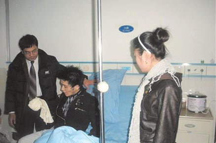 北川男子思念亡故妻女除夕自尽获救(图)