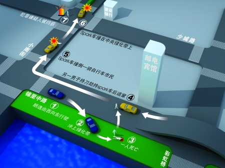 疑犯捅死人后劫车逃窜半路出车祸被抓