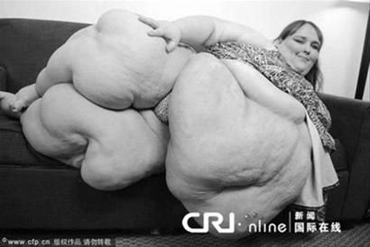艾曼宣布要成为世界上最胖的女人.