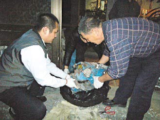 水泥封尸案续：疑凶称女童死亡与己无关(图)