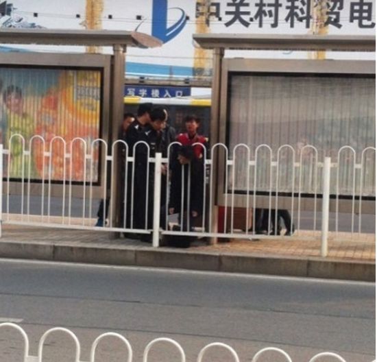 北京中关村附近车站发现尸体 头被塞进栅栏(图
