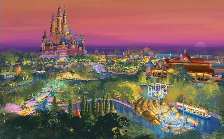 迪士尼乐园概念图