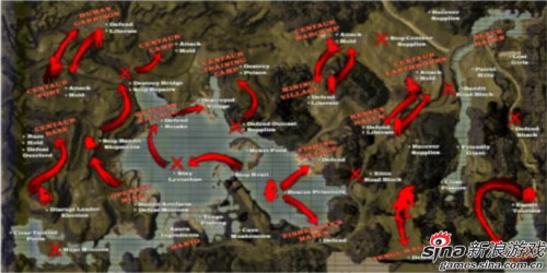 细心玩家收集曝光《激战2》游戏地图