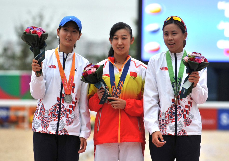 现代五项世界杯第二站13日结束了男子和女子组的全部比赛,中国选手