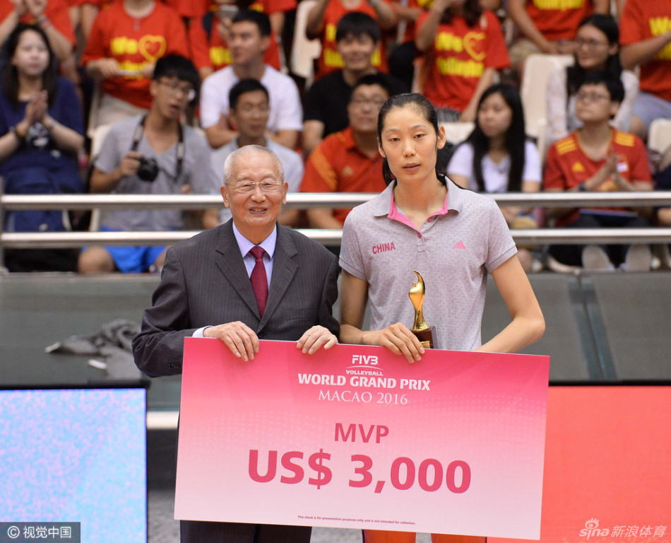 朱婷荣膺MVP