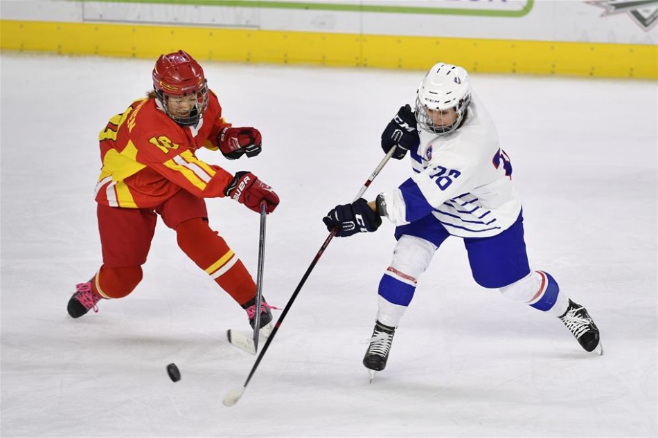 中国女子冰球不敌拉脱维亚 无缘平昌冬奥会