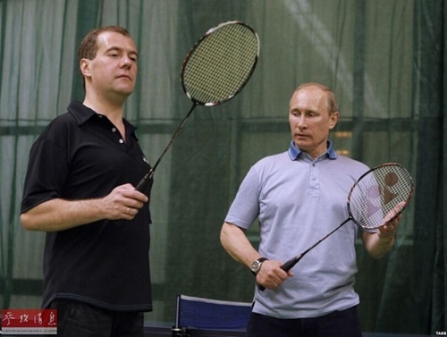 梅德韦杰夫和普京。资料图