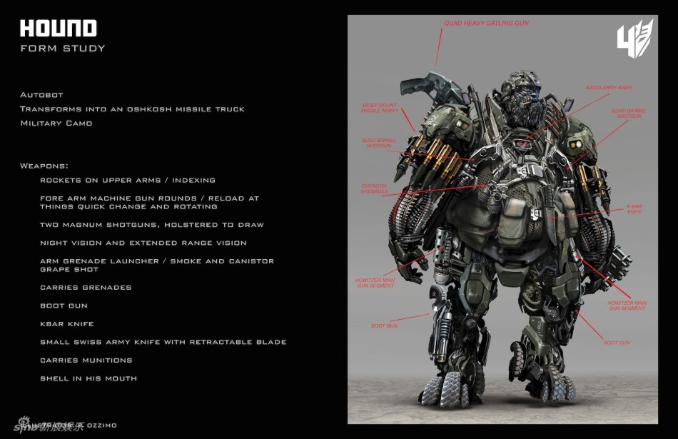组图：《变形金刚4》曝概念原画 酷炫不输正片